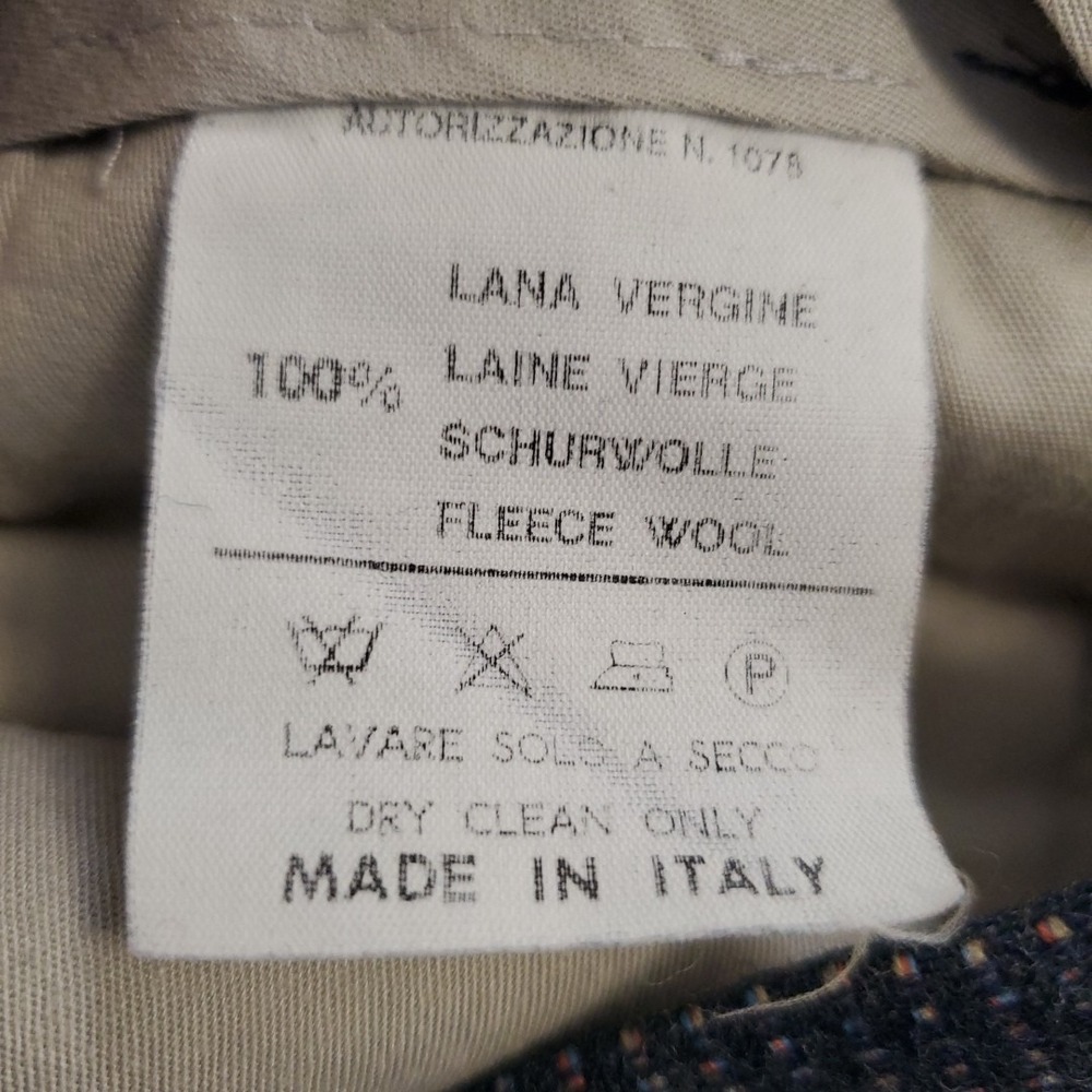 Italian Made Gray Men's Wool Dress Pants Size US‎ 36x29 Sergio Piumatti Cerruti - Picture 6 of 10